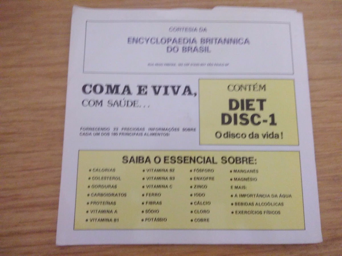 Livro Coma E Viva, Com Saúde... Diet-disc