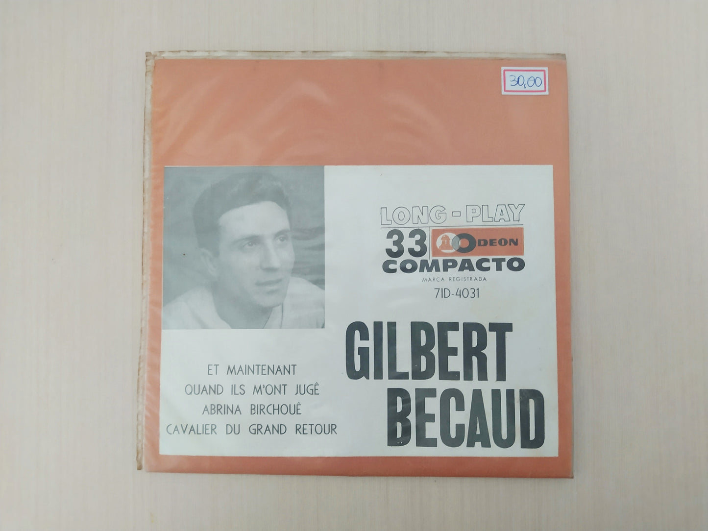 Lp Vinil Compacto Gilbert Becaud Et Maintenant