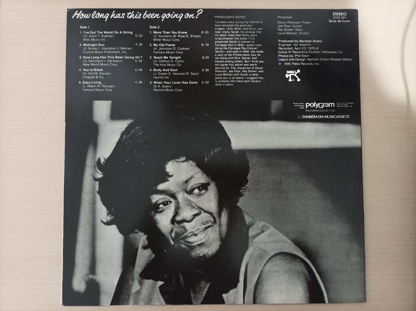 Lp Vinil Sarah Vaughan How long has this been going on?