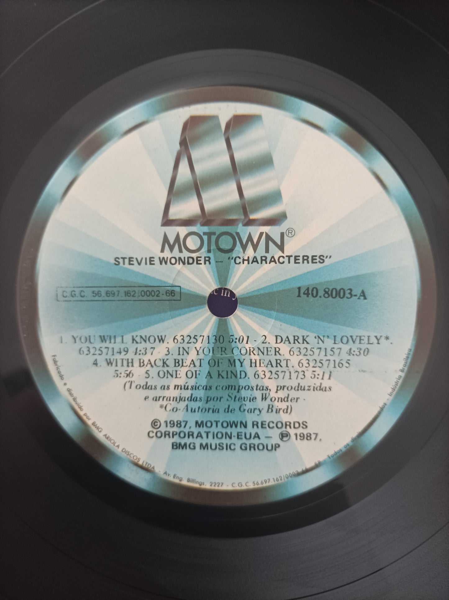 Lp Vinil Stevie Wonder Characters Com encarte