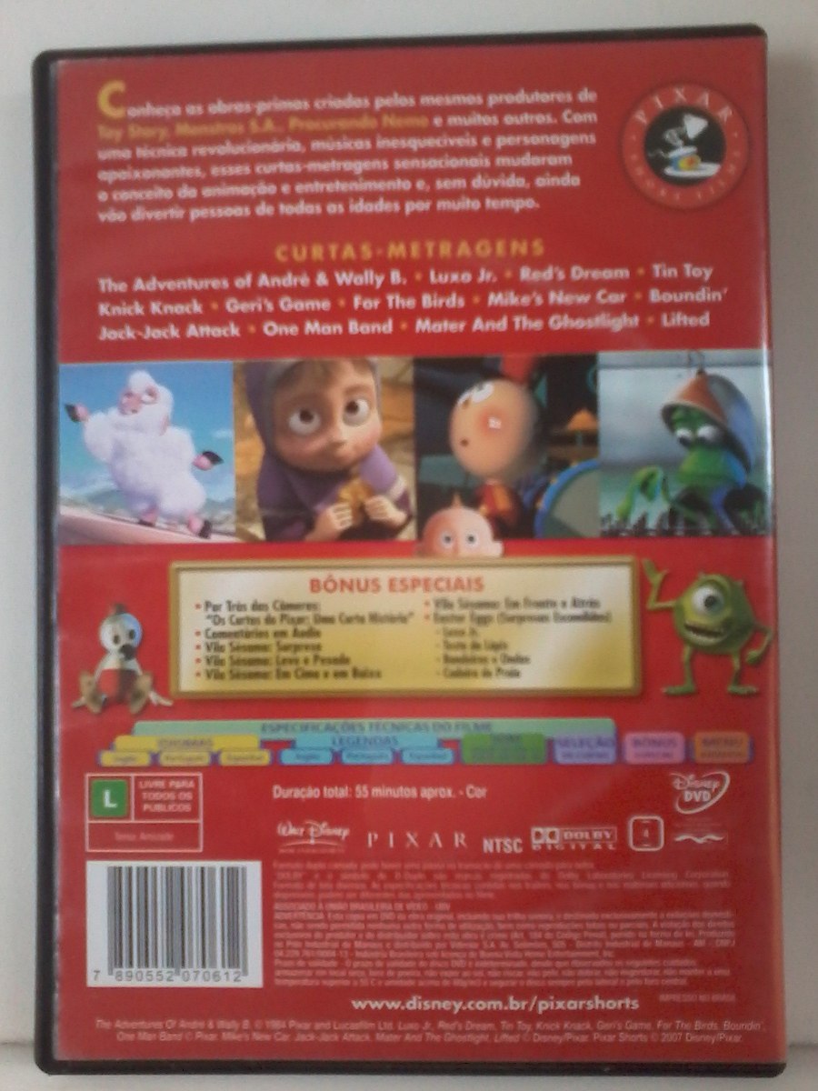 DVD - Pixar Short Films Collection