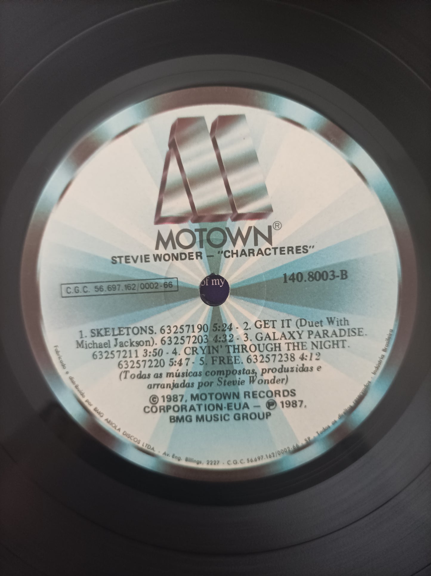 Lp Vinil Stevie Wonder Characters Com encarte