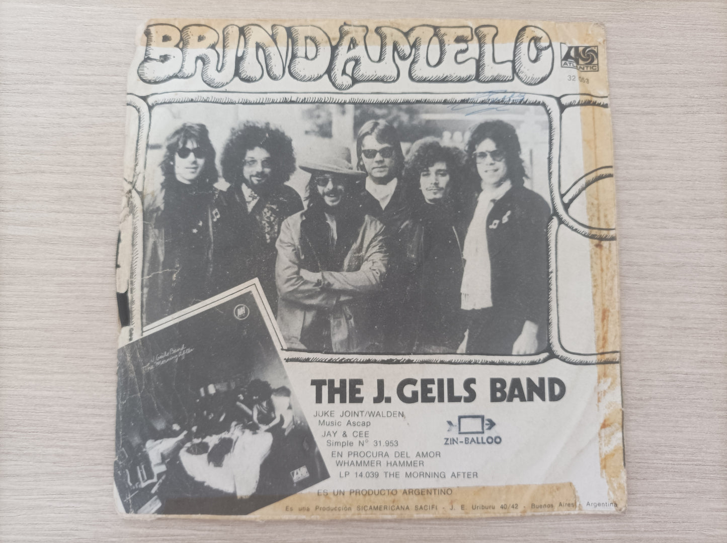 Vinil Compacto The J. Geils Band Brindamelo