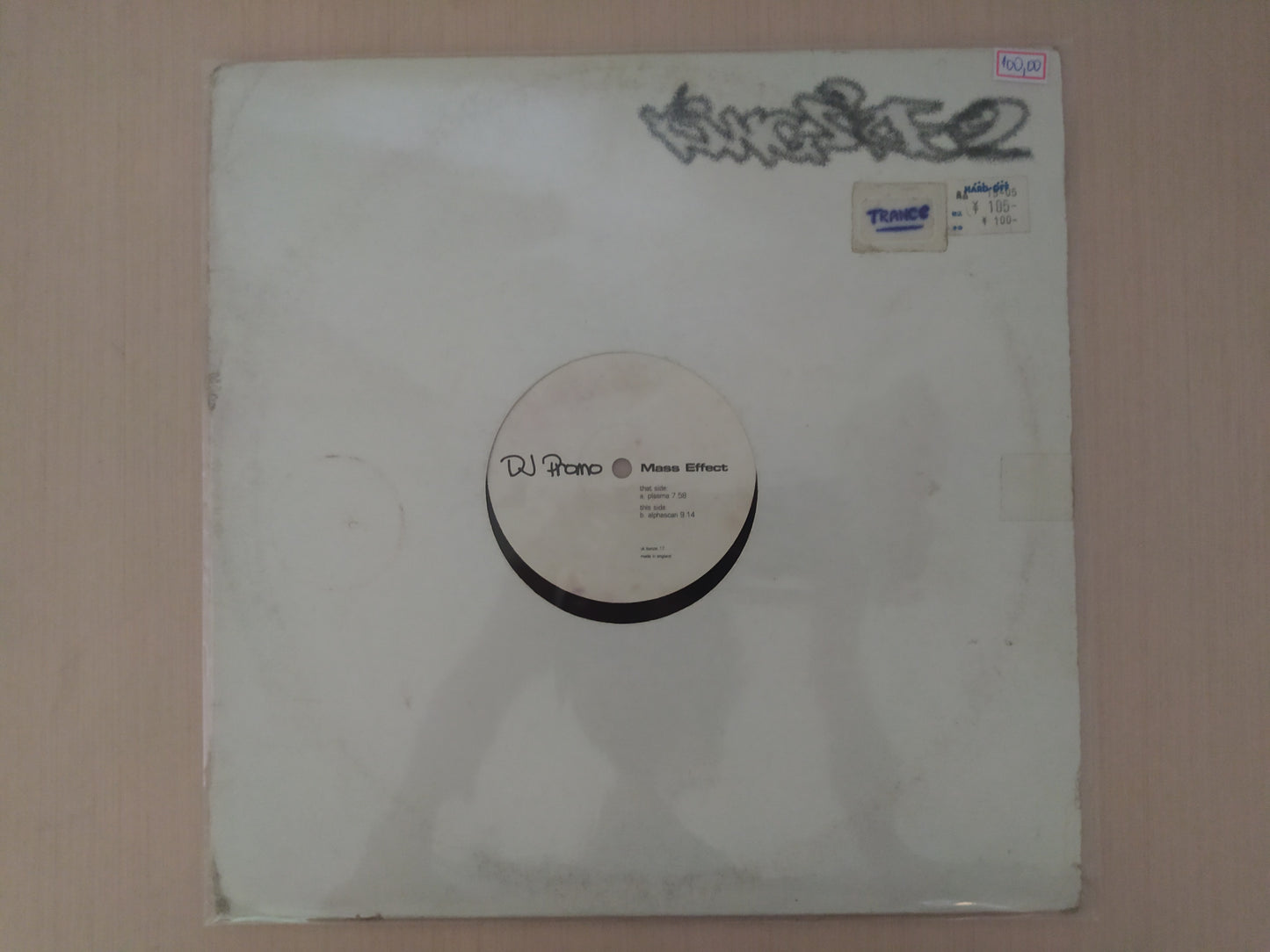 Lp Vinil Dj Promo Plasma / Alphascan