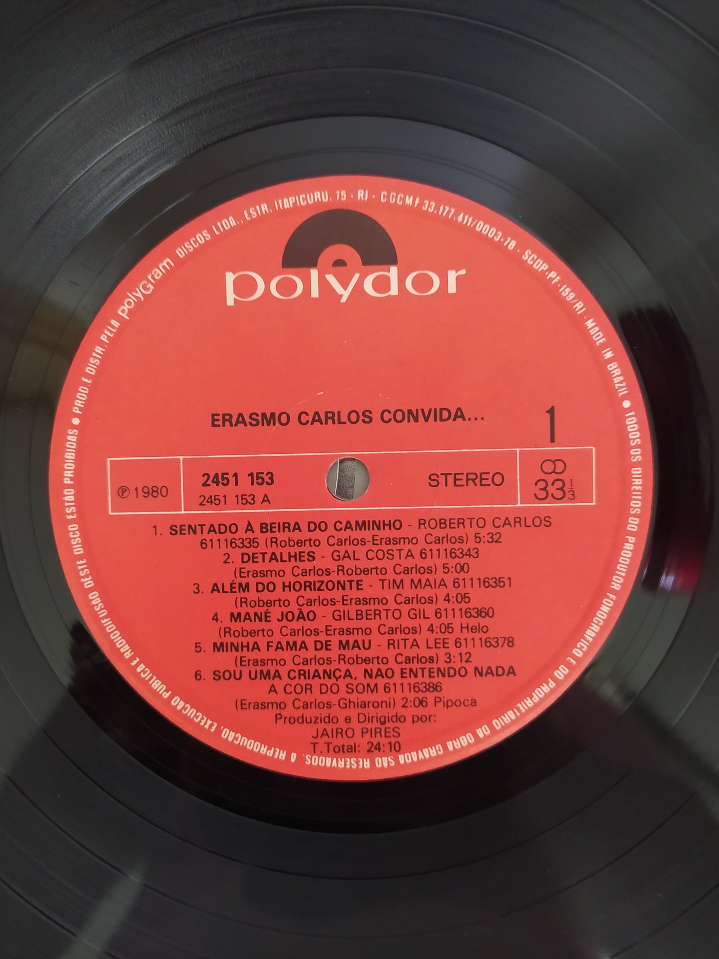 Lp Vinil Erasmo Carlos Convida...