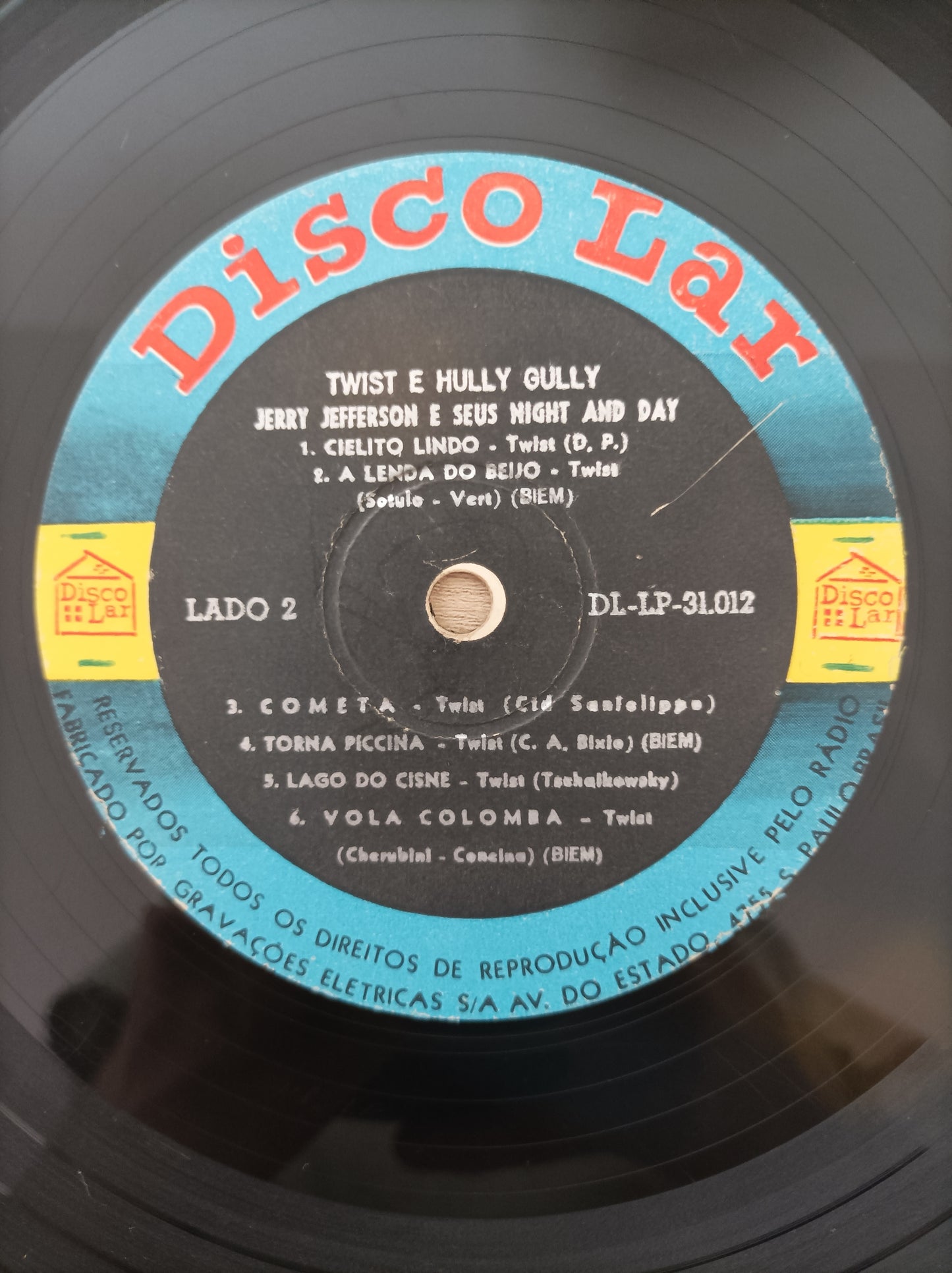 Lp Vinil Jerry Jefferson Twist e Hully Gully