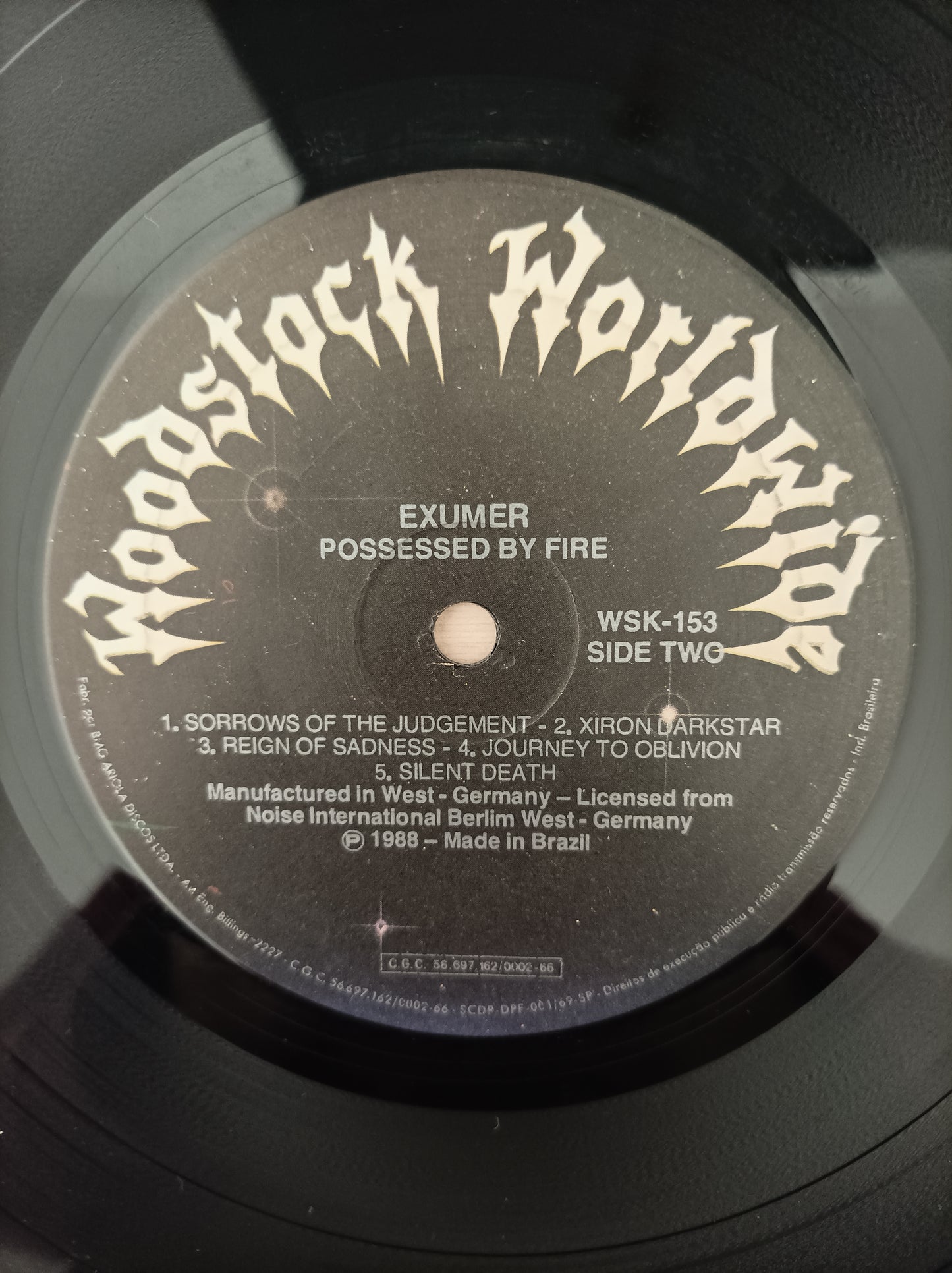 Lp Vinil Exumer Possessed by fire
