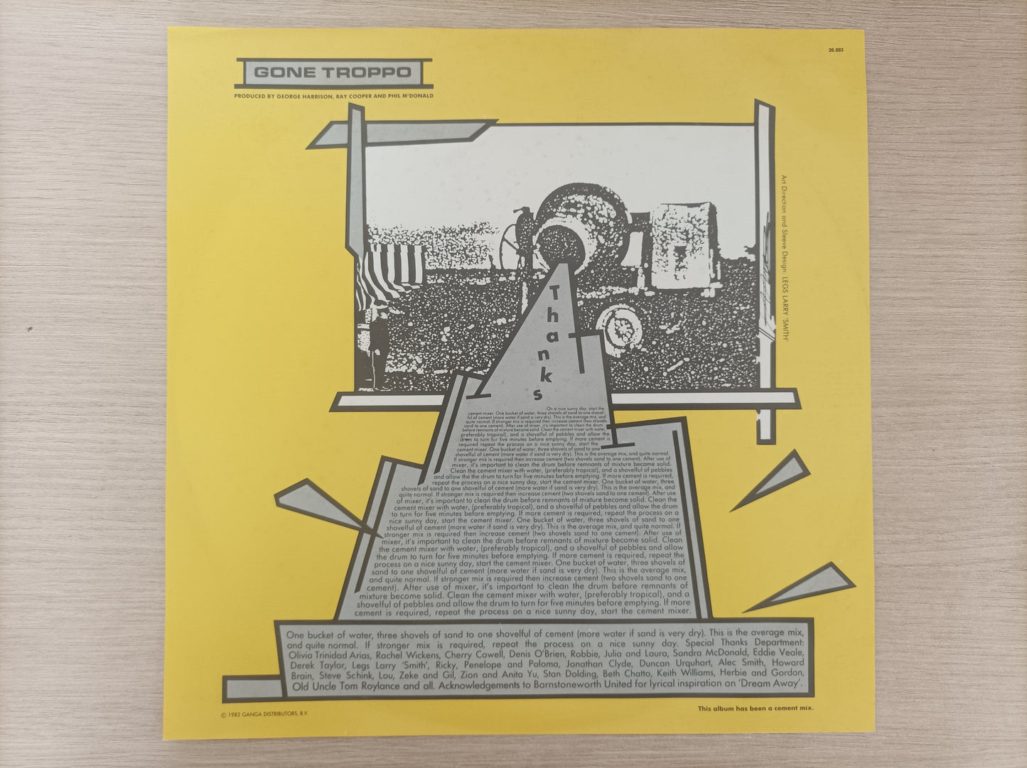 Lp Vinil George Harrison Gone to Lunch Com encarte
