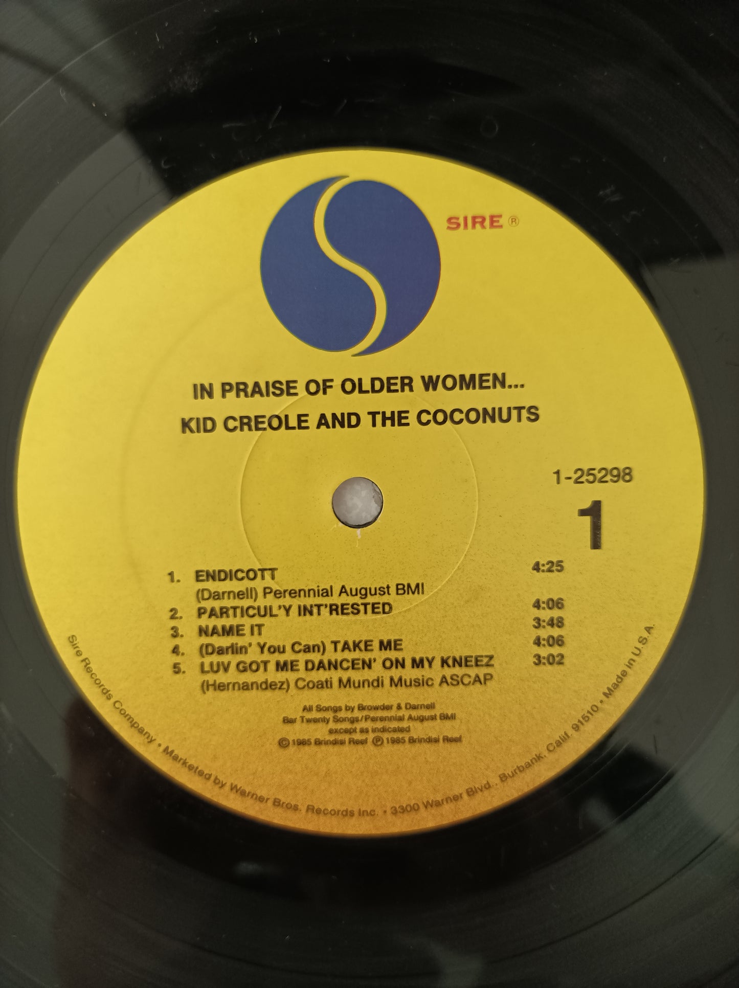 Lp Vinil Kid Creole and the Coconuts In Praise of Older Woman Importado
