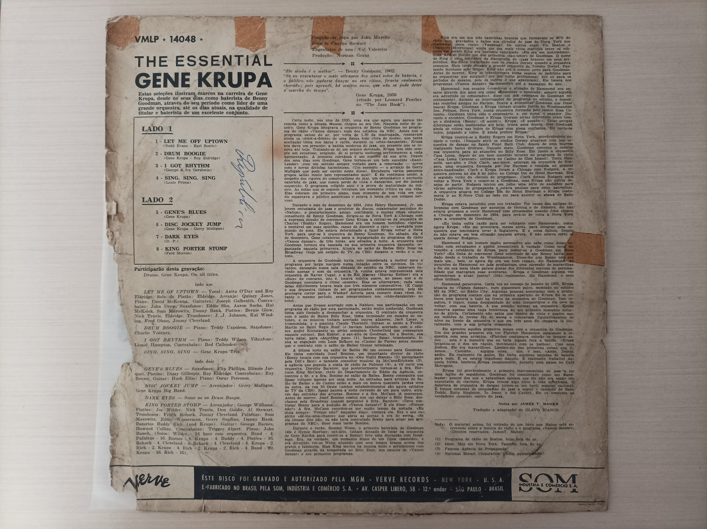 Lp Vinil Gene Krupa The Essential