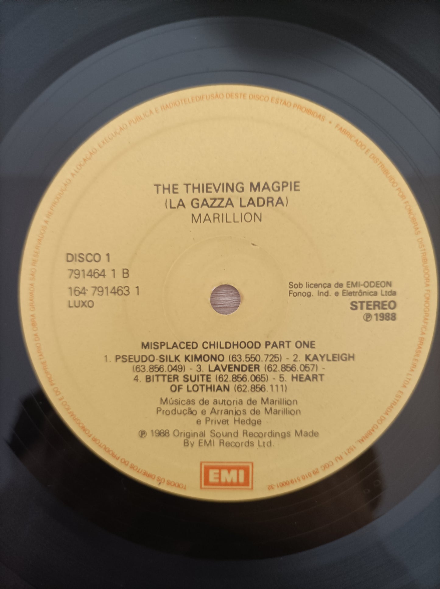 Lp Vinil Marillion The Thieving Magpie Duplo