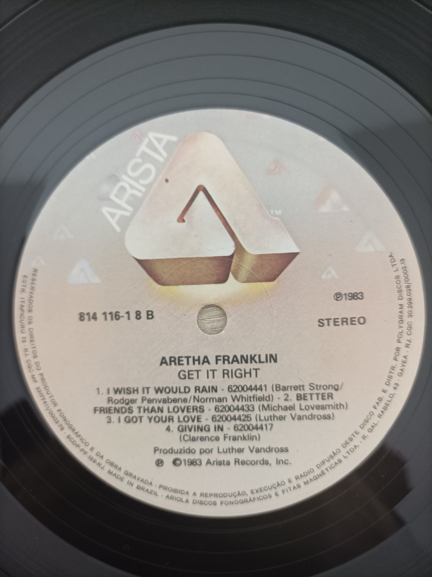 Lp Vinil Aretha Get it Right