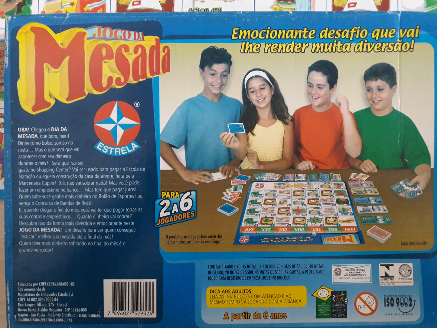 Jogo Tabuleiro da Mesada Estrela