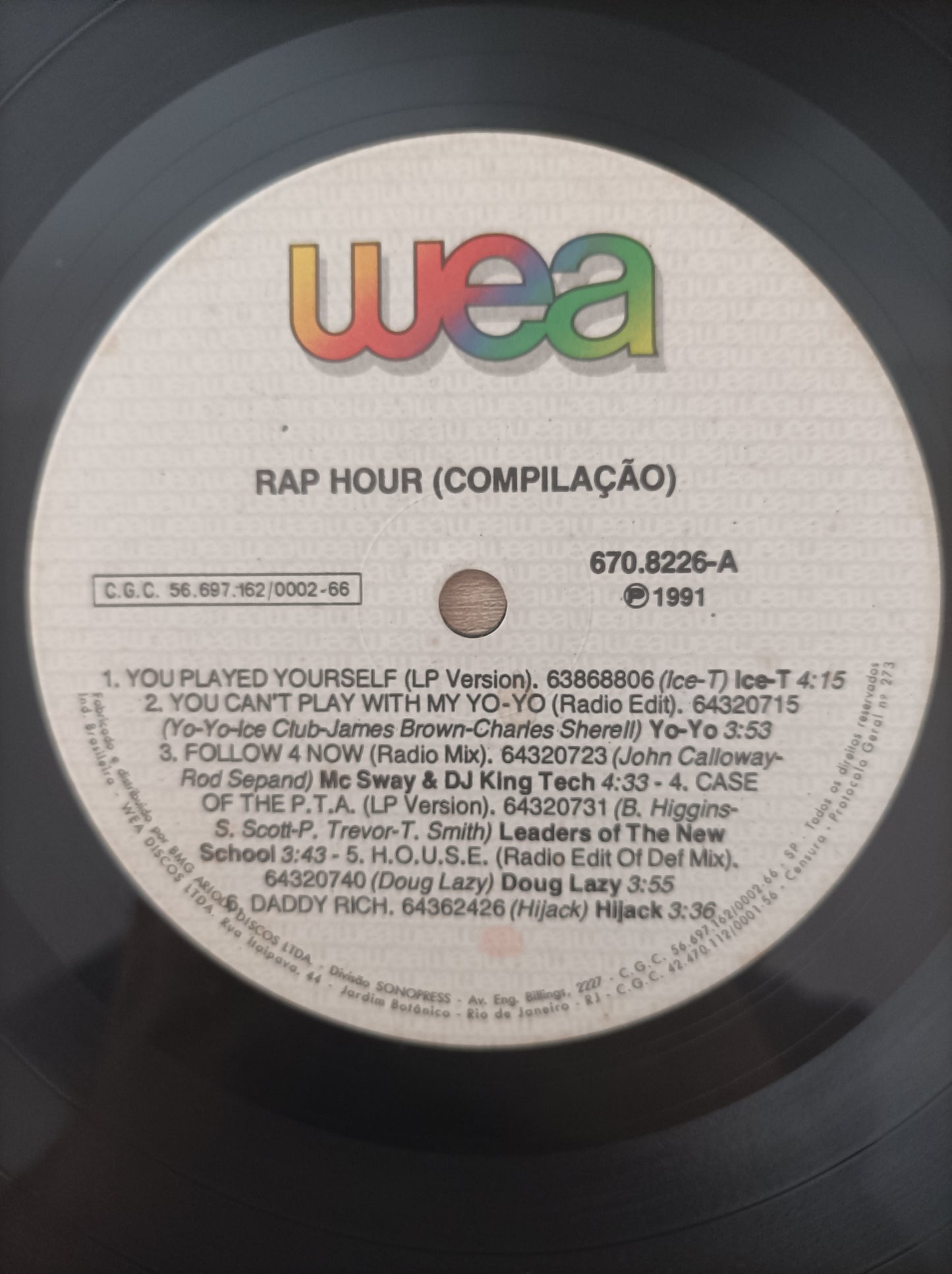 Lp Vinil Rap Hour