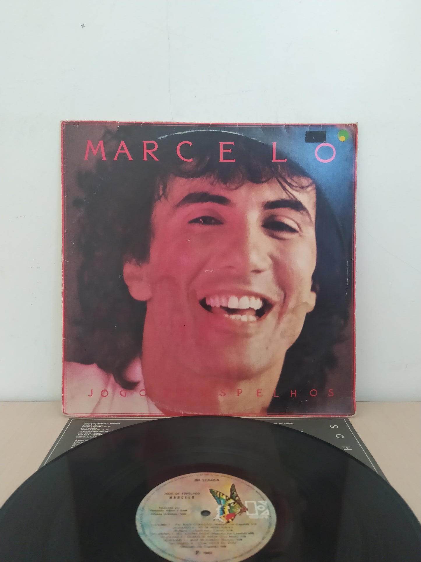 Lp Vinil Marcelo Jogo De Espelhos Com Encarte