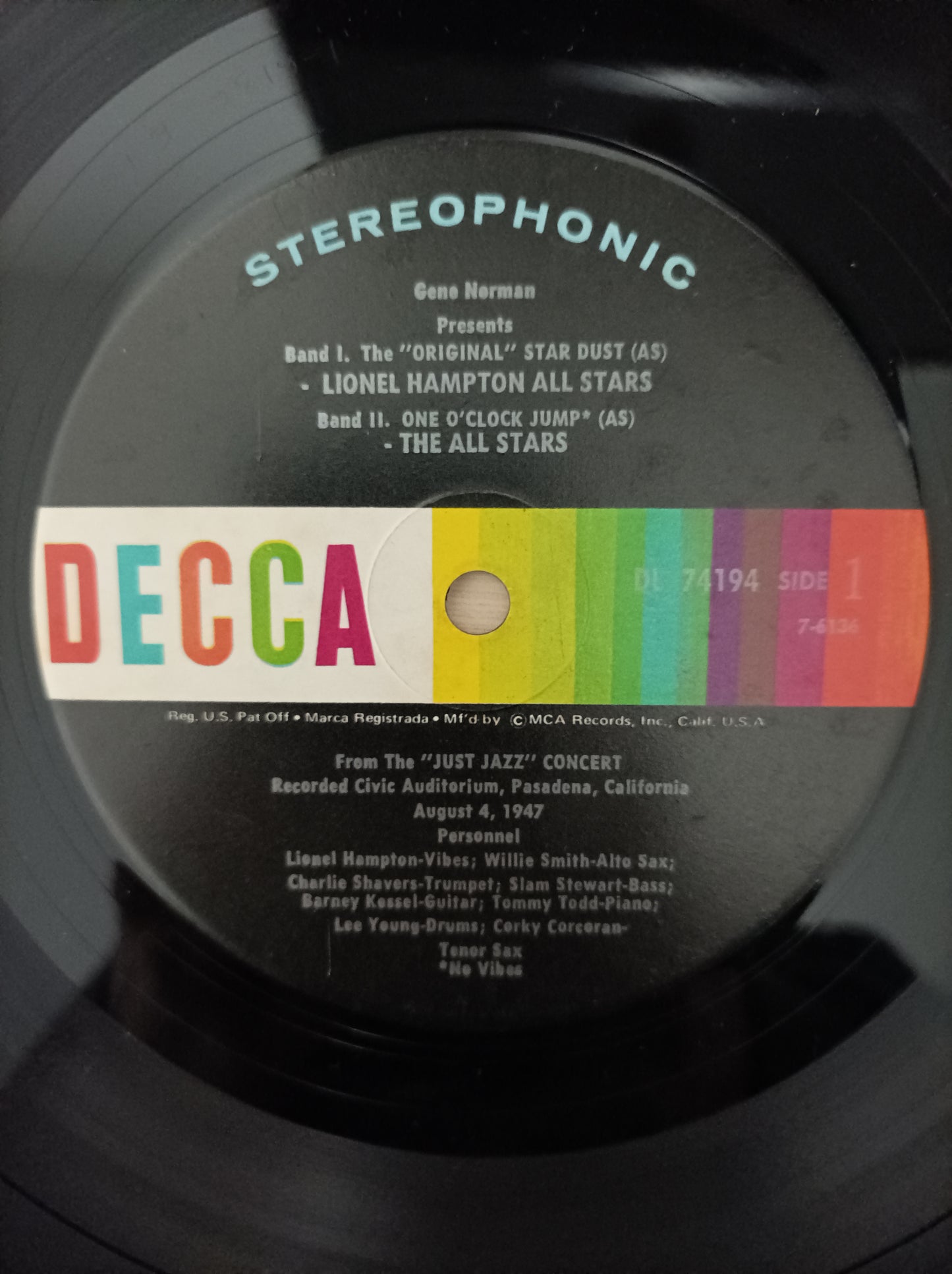 Lp Vinil Lionel Hampton Stardust