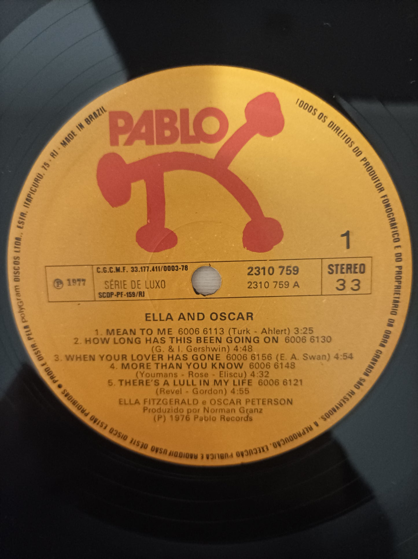Lp Vinil Ella Fitzgerald And Oscar Peterson