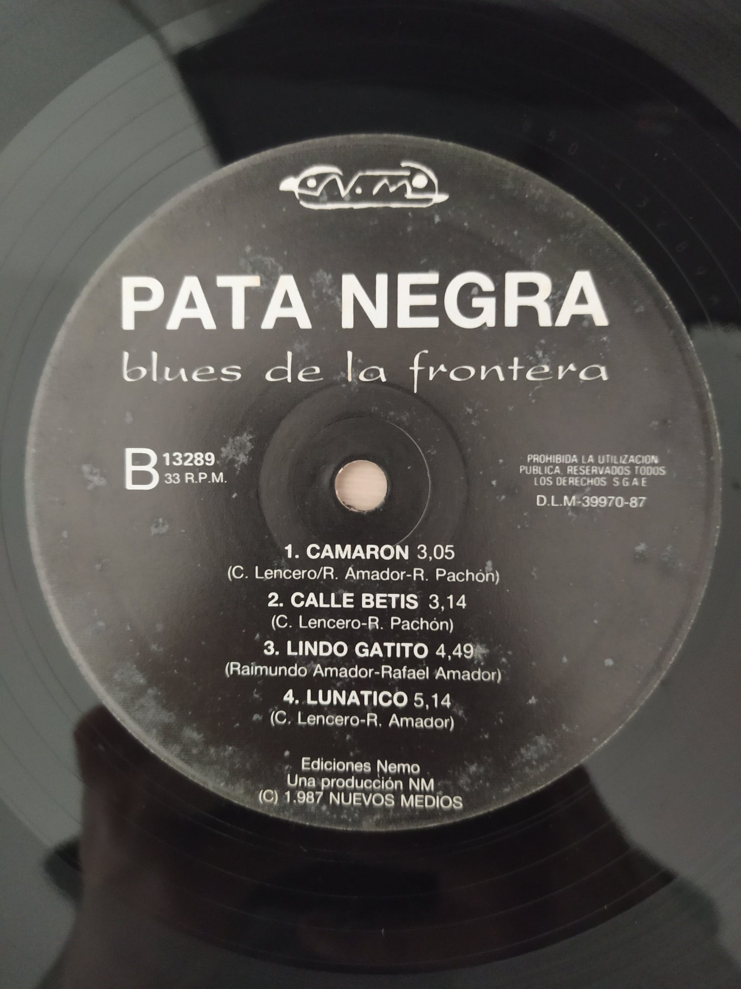 Lp Vinil Pata Negra Blues De La Frontera Importado