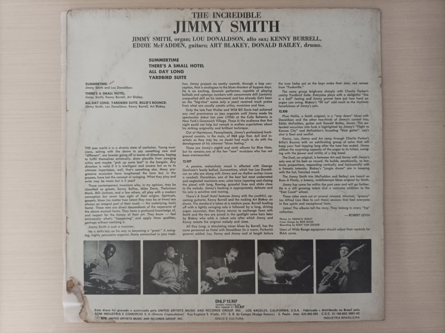 Lp Vinil Jimmy Smith At the organ