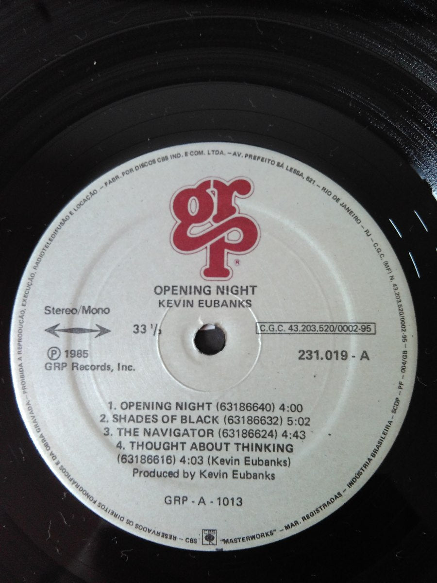 Lp Vinil Kevin Eubanks Opening Night