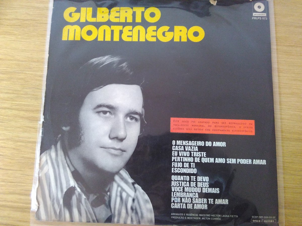 Lp Vinil Gilberto Montenegro 1971