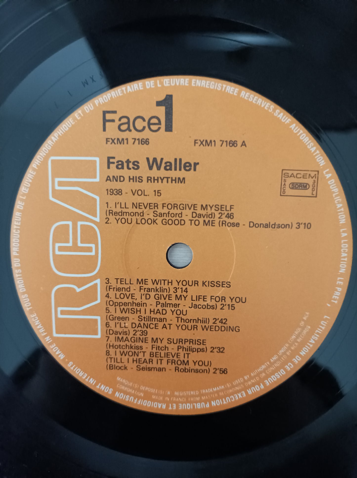 Lp Vinil Fats Waller And His Rhythm Vol. 15 Importado