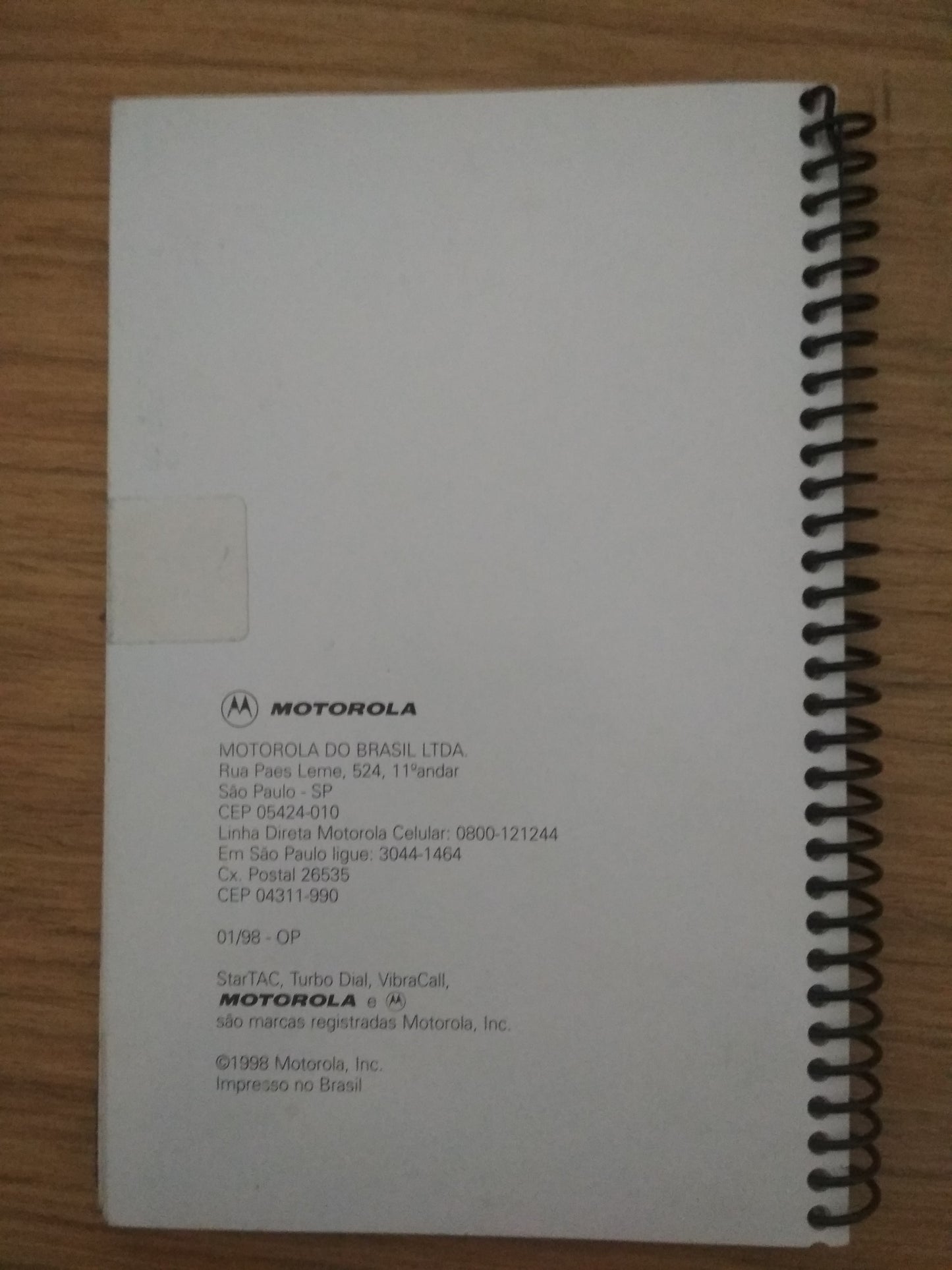 Manual do Usuário StarTac 6000