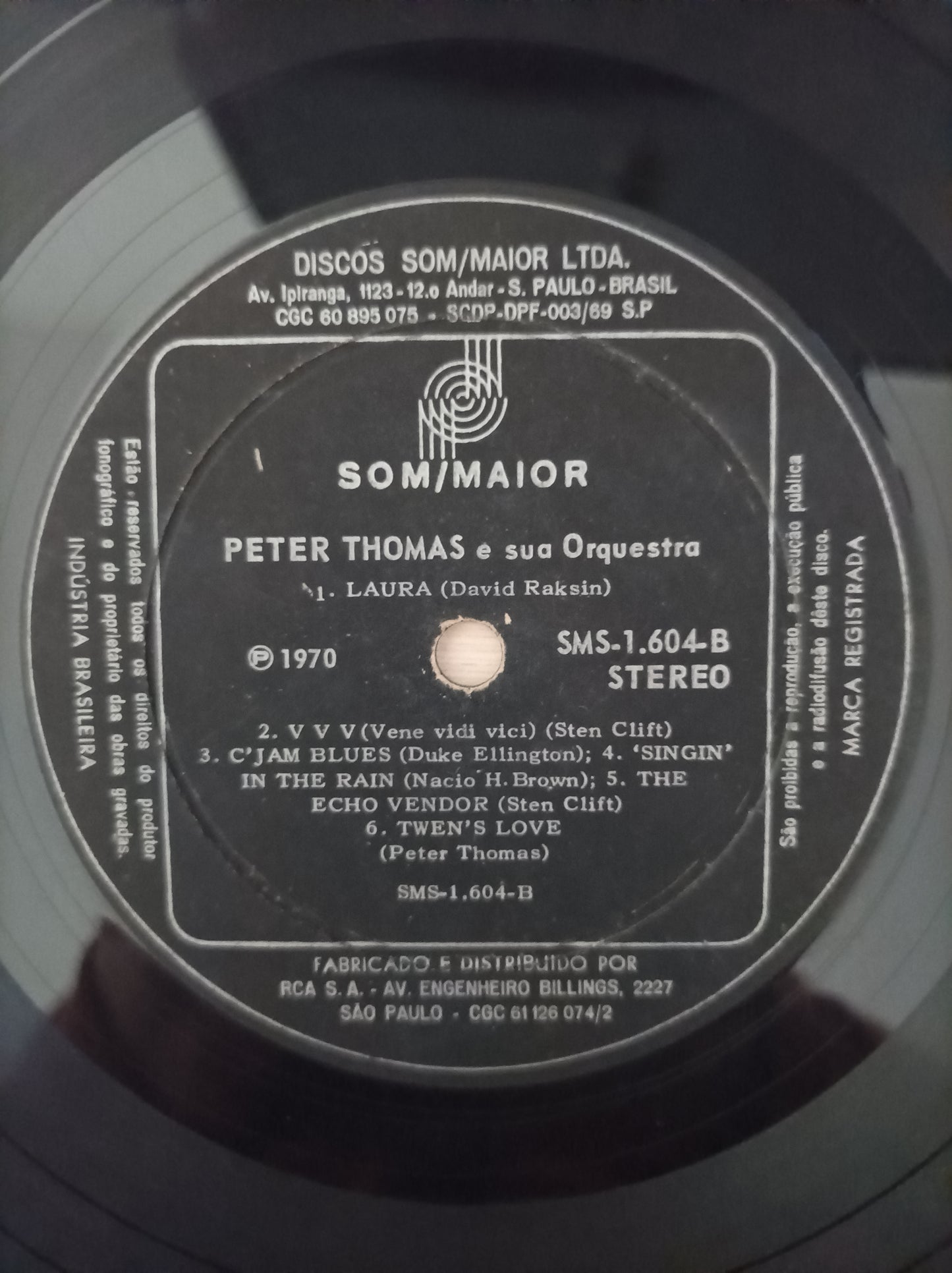 Lp Vinil Peter Thomas and his philarmonic Beat Sound
