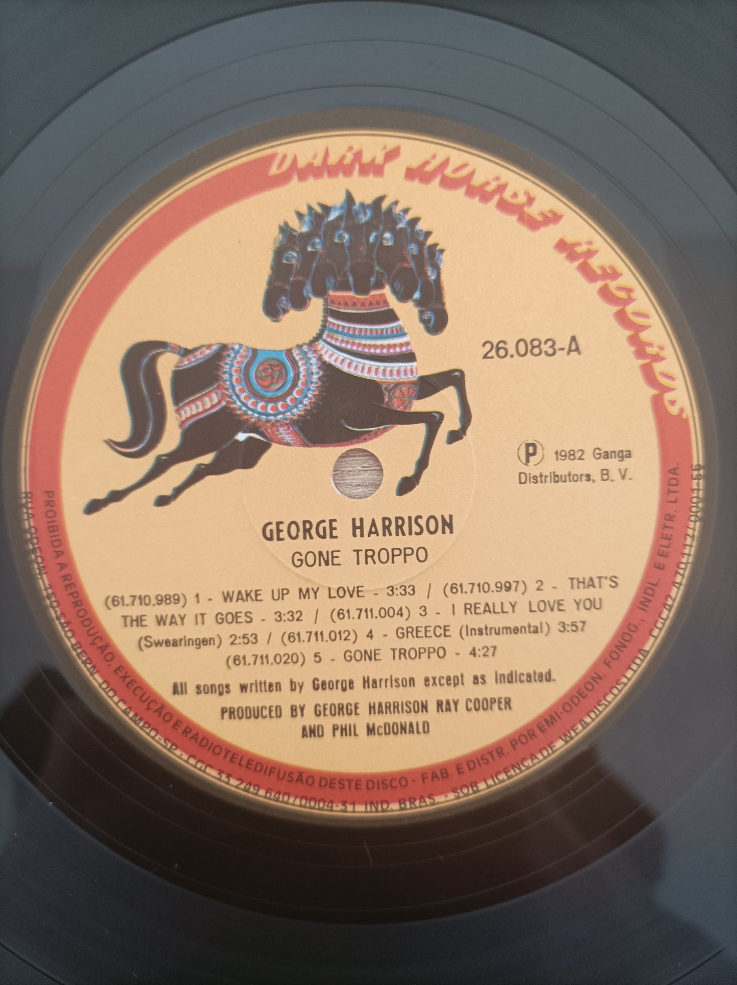 Lp Vinil George Harrison Gone to Lunch Com encarte