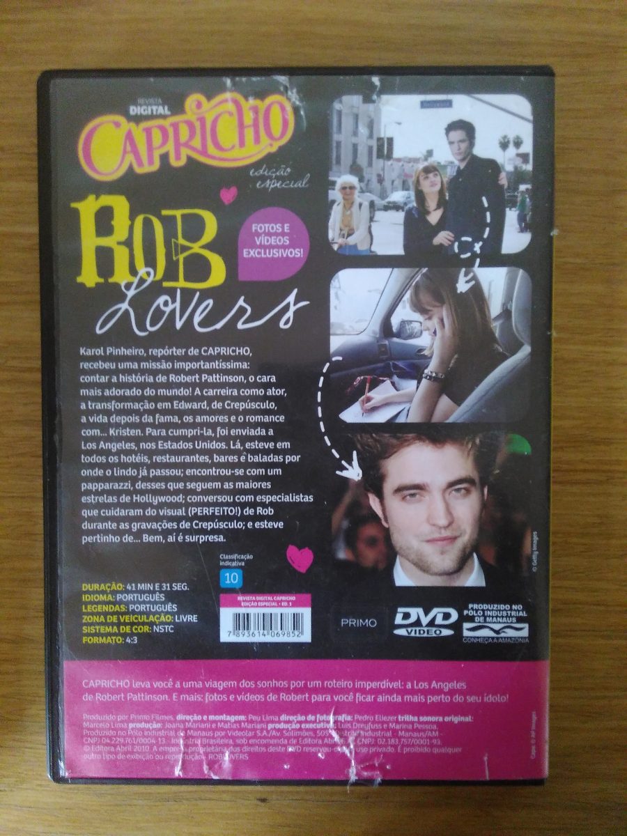 DVD - Capricho Rob Lovers