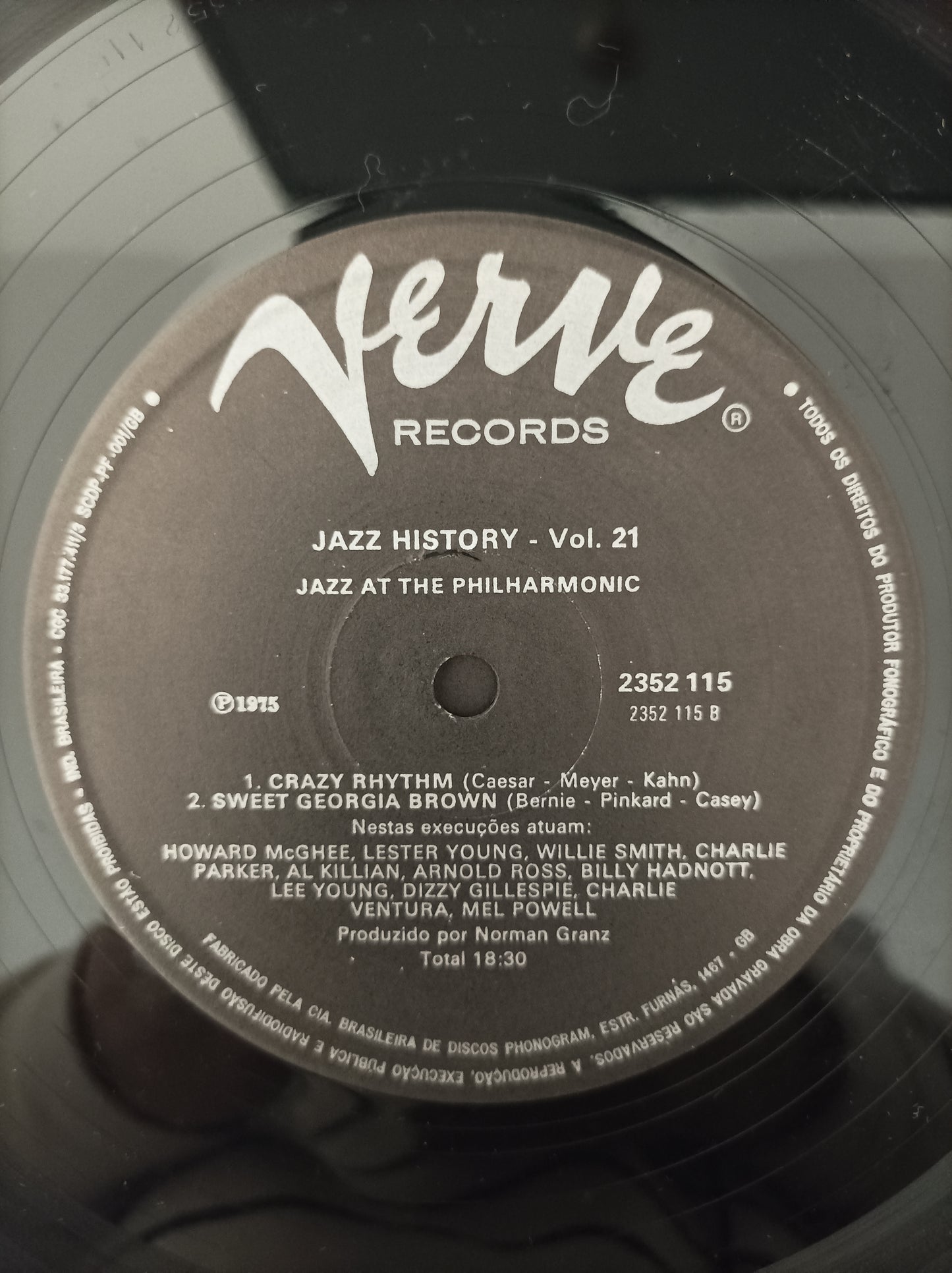 Lp Vinil Jazz at the Philharmonic Vol. 21 Duplo