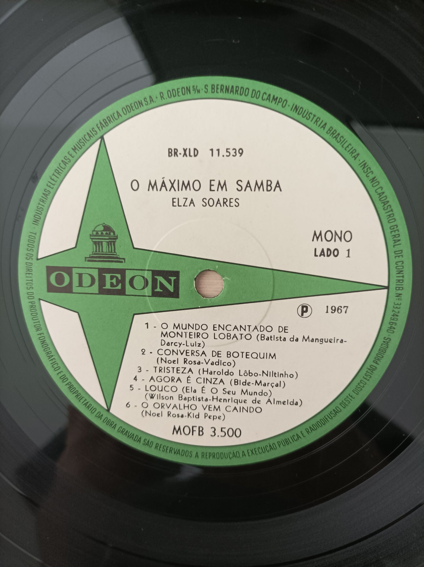 Lp Vinil Elza Soares O máximo em samba