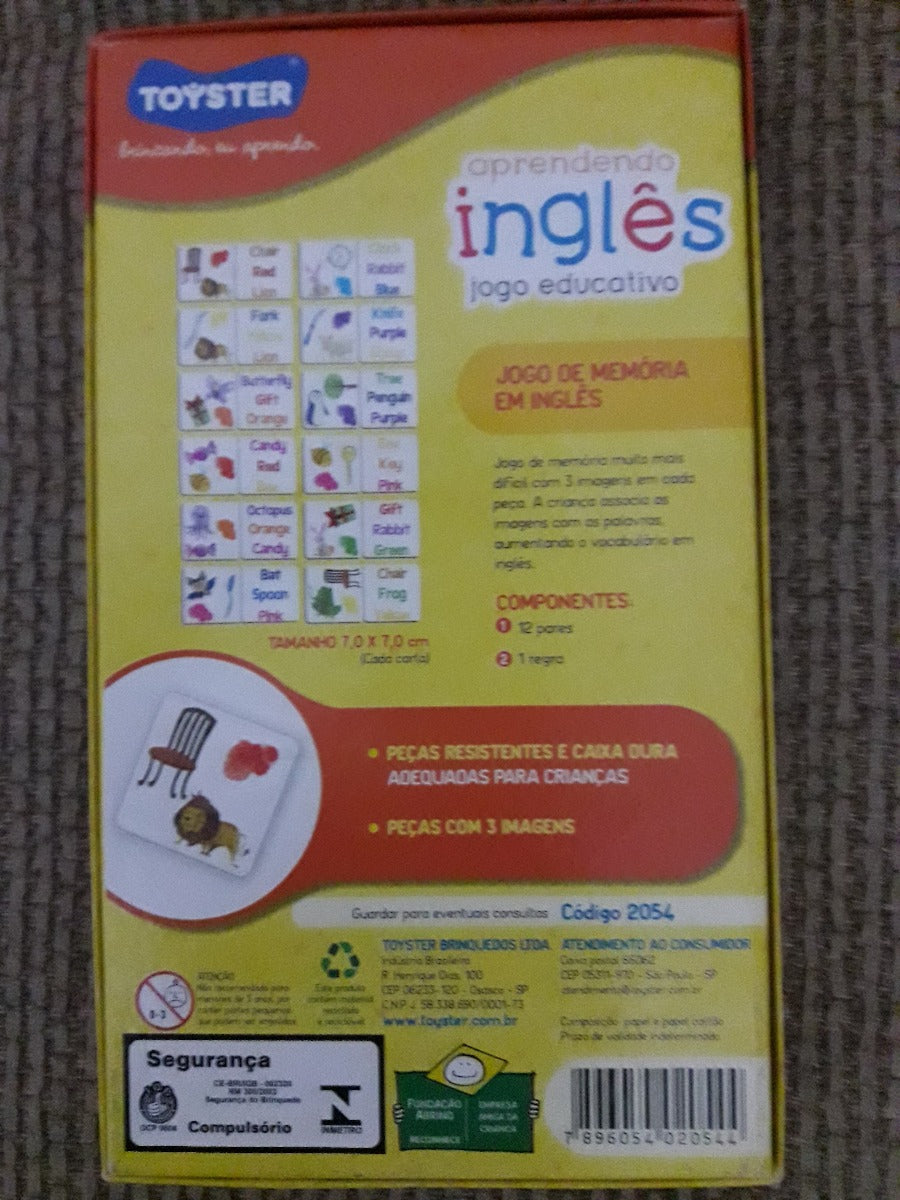 Jogo Aprendendo Inglês Toyster