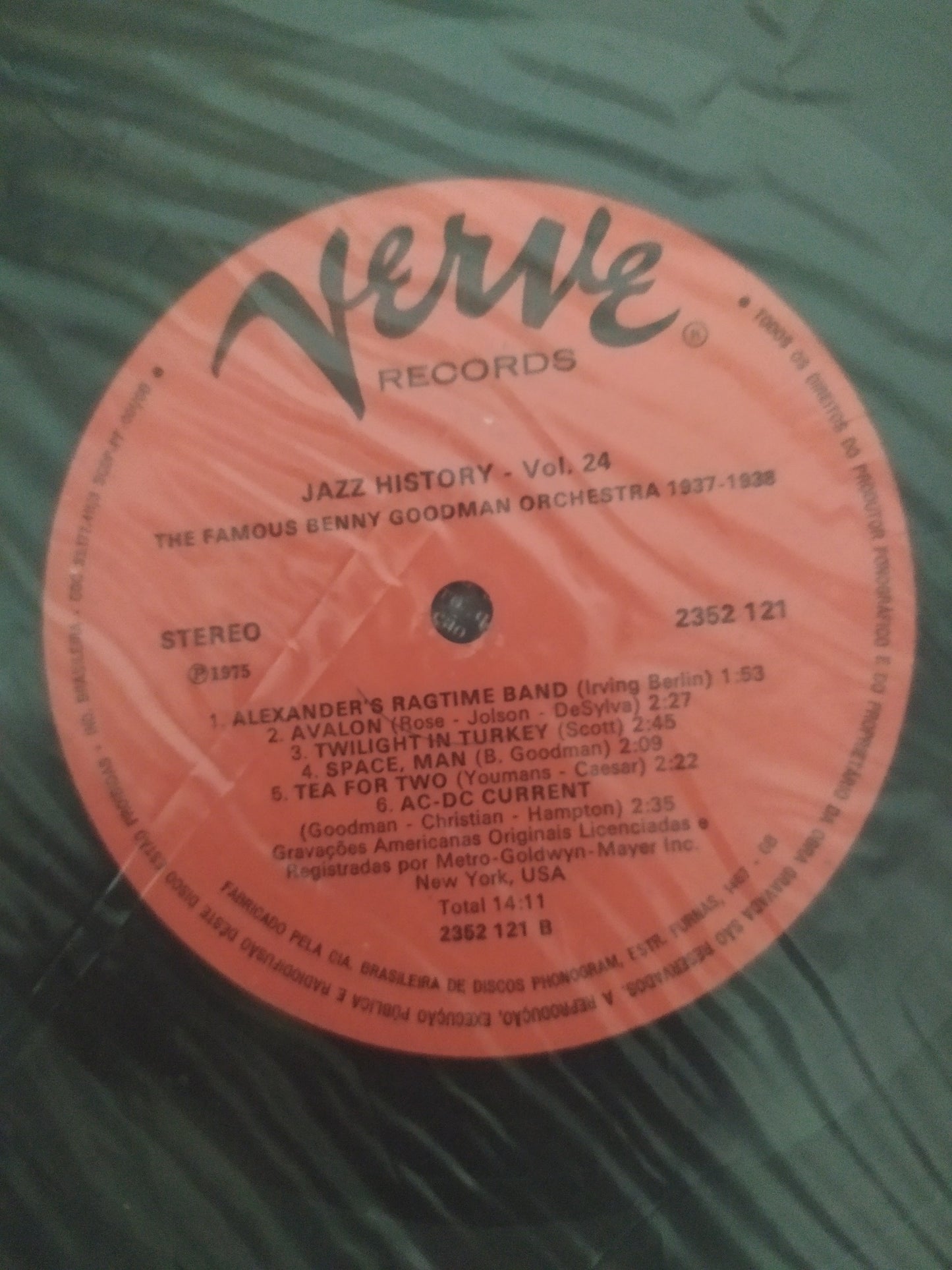 Lp Vinil Benny Goodman Orchestra Jazz History Vol. 24