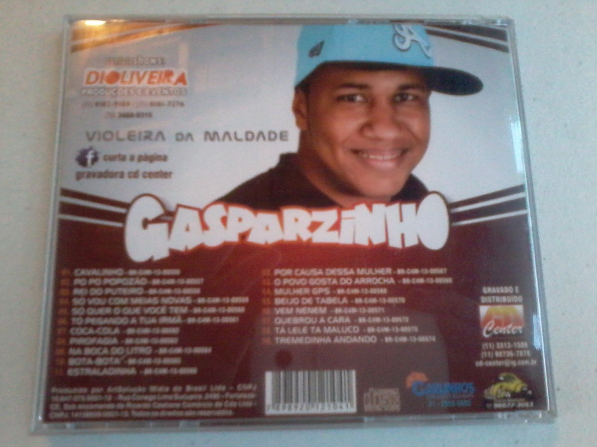 Cd Gasparzinho Violeira Da Maldade