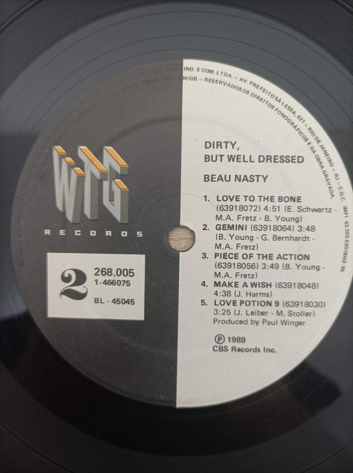 Disco Vinil Dirty, But Well Dressed Beau Nasty