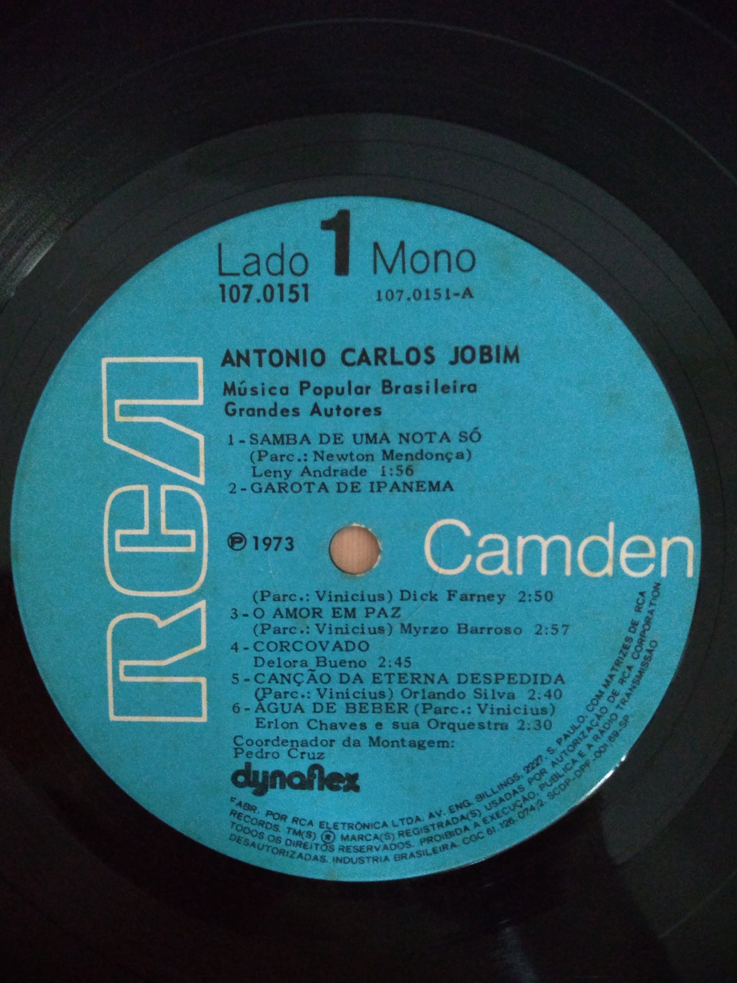 Lp Vinil Antonio Carlos Jobim MPB Grandes Autores
