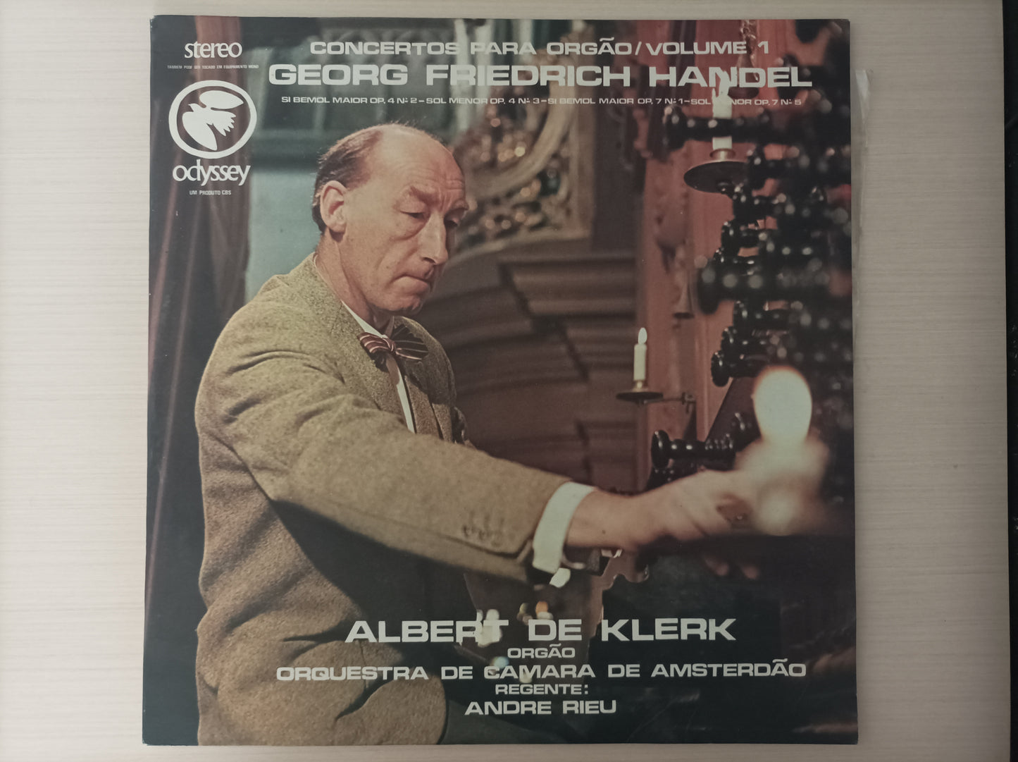 Lp Vinil Georg Friedrich Handel Concertos para orgão vol. 1