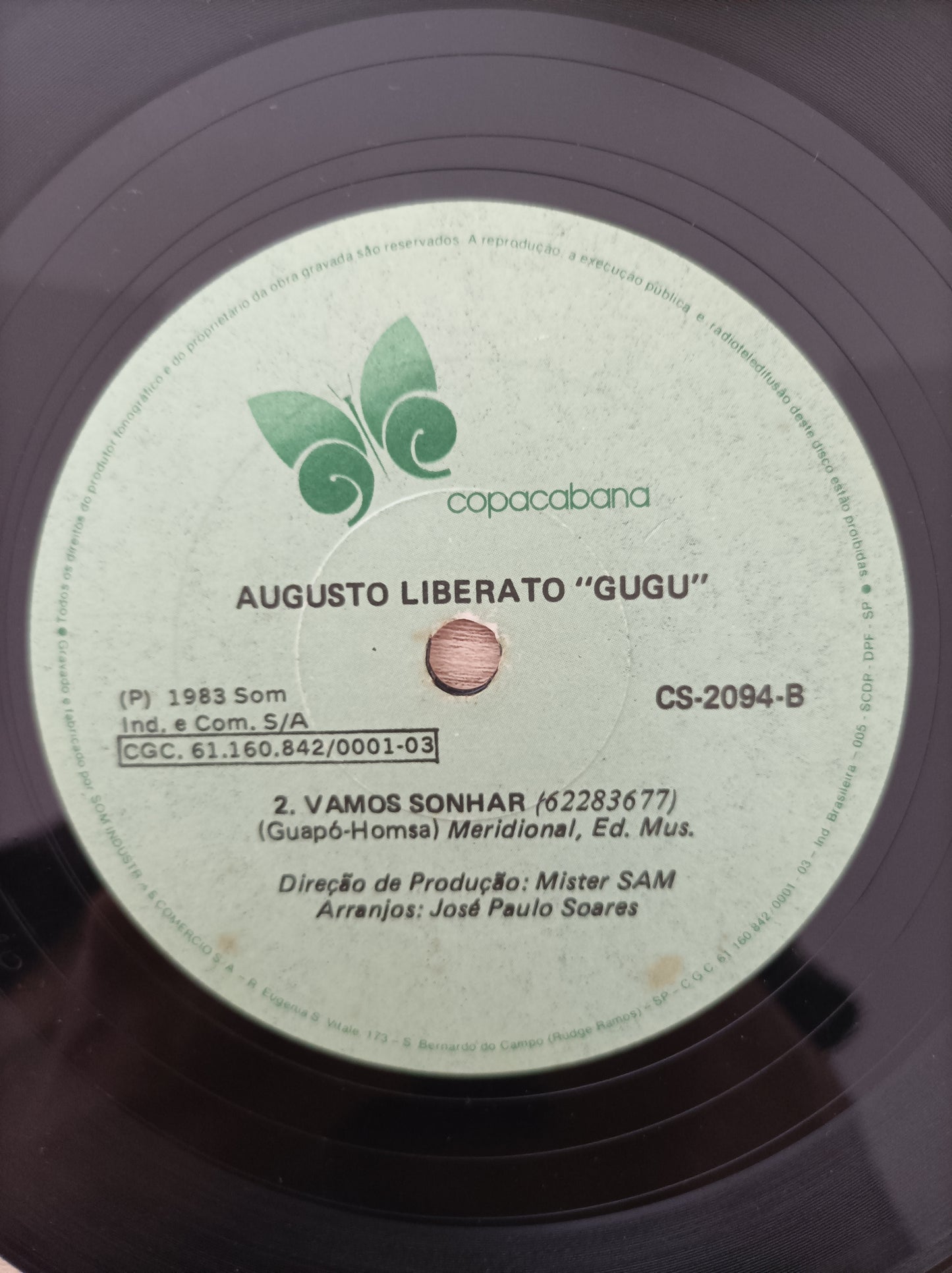 Vinil Compacto Gugu Docinho docinho Vamos sonhar