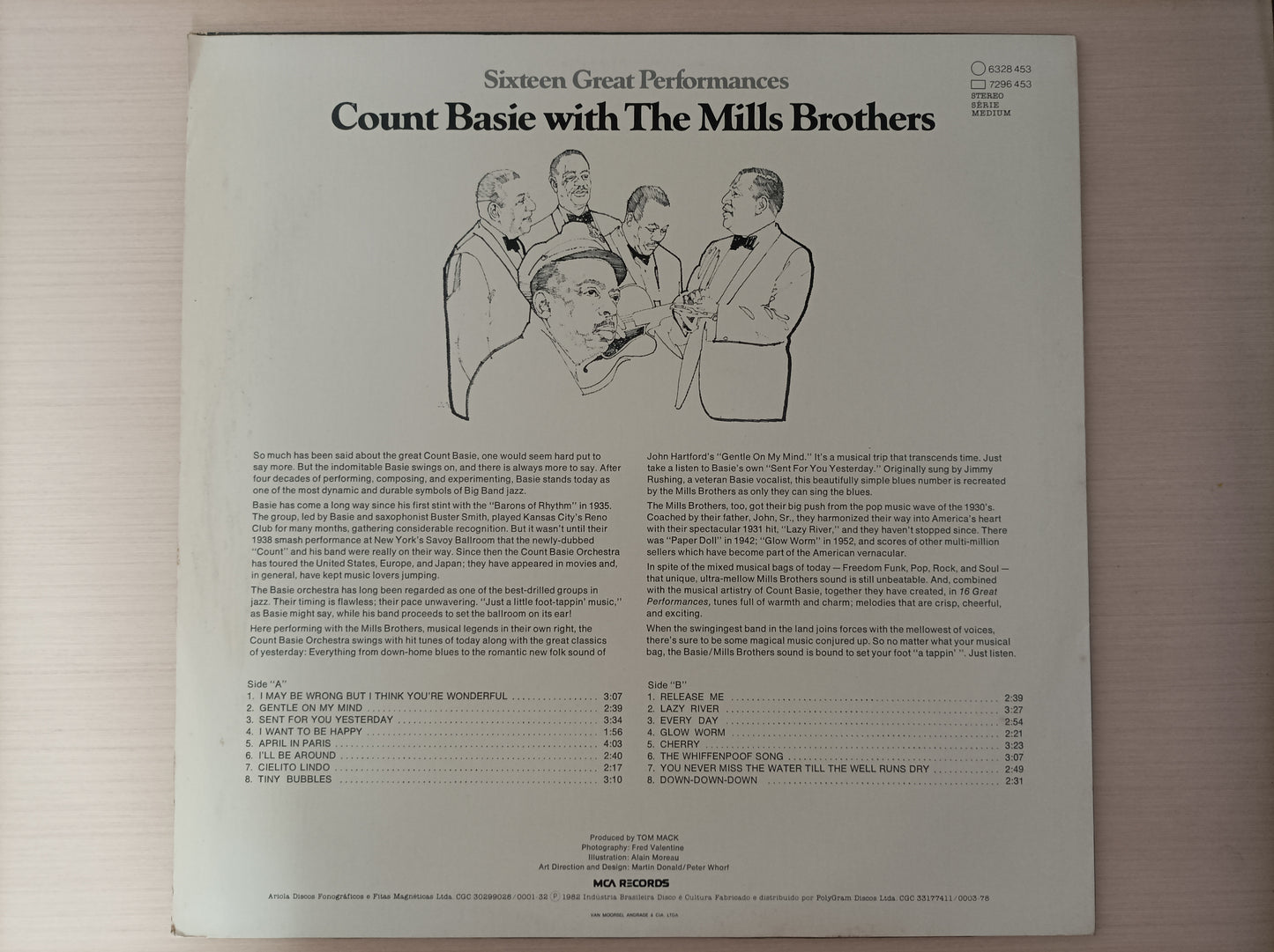 Lp Vinil Count Basie with The Mills Brothers