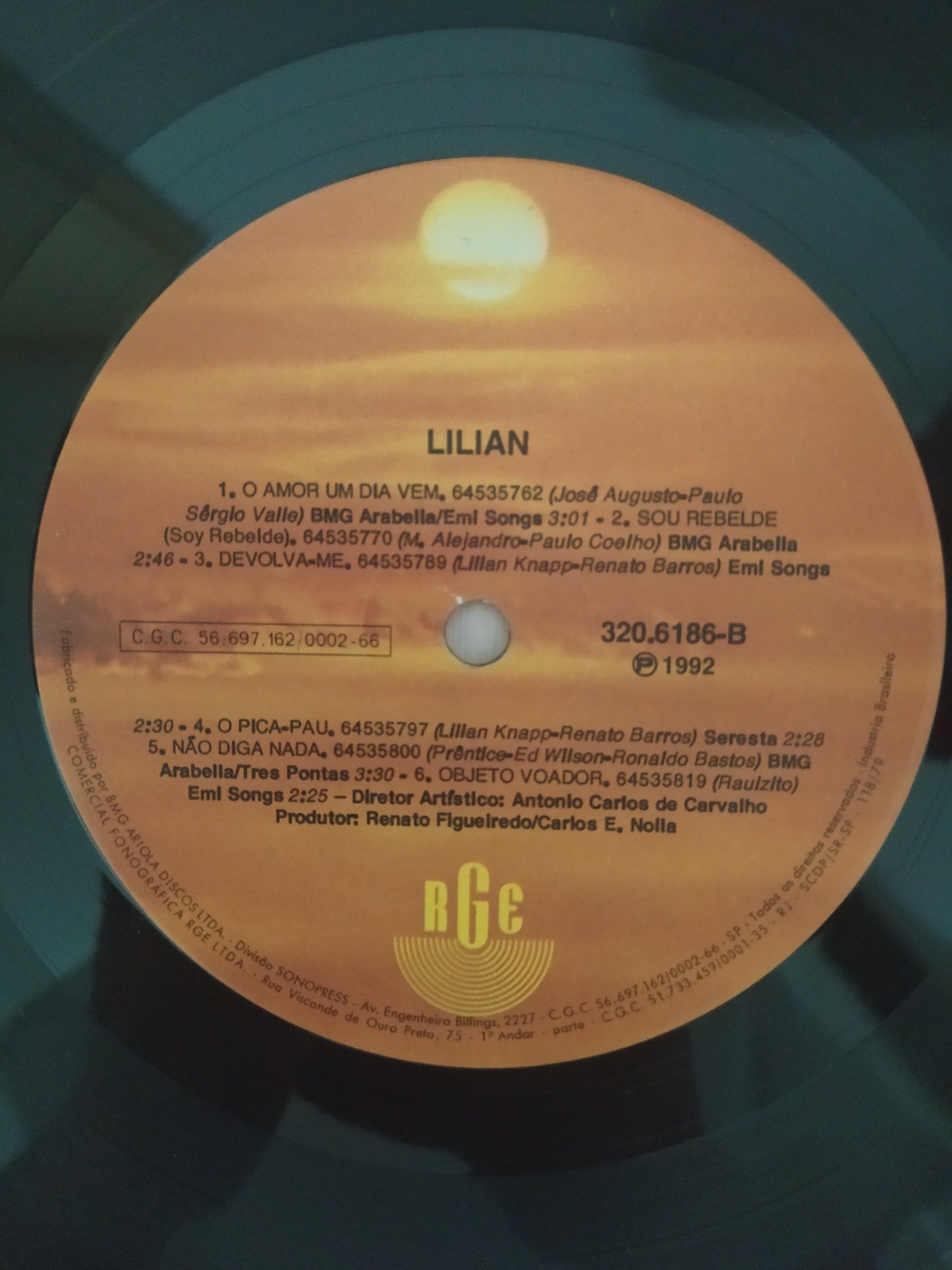 Lp Vinil Lilian 1992