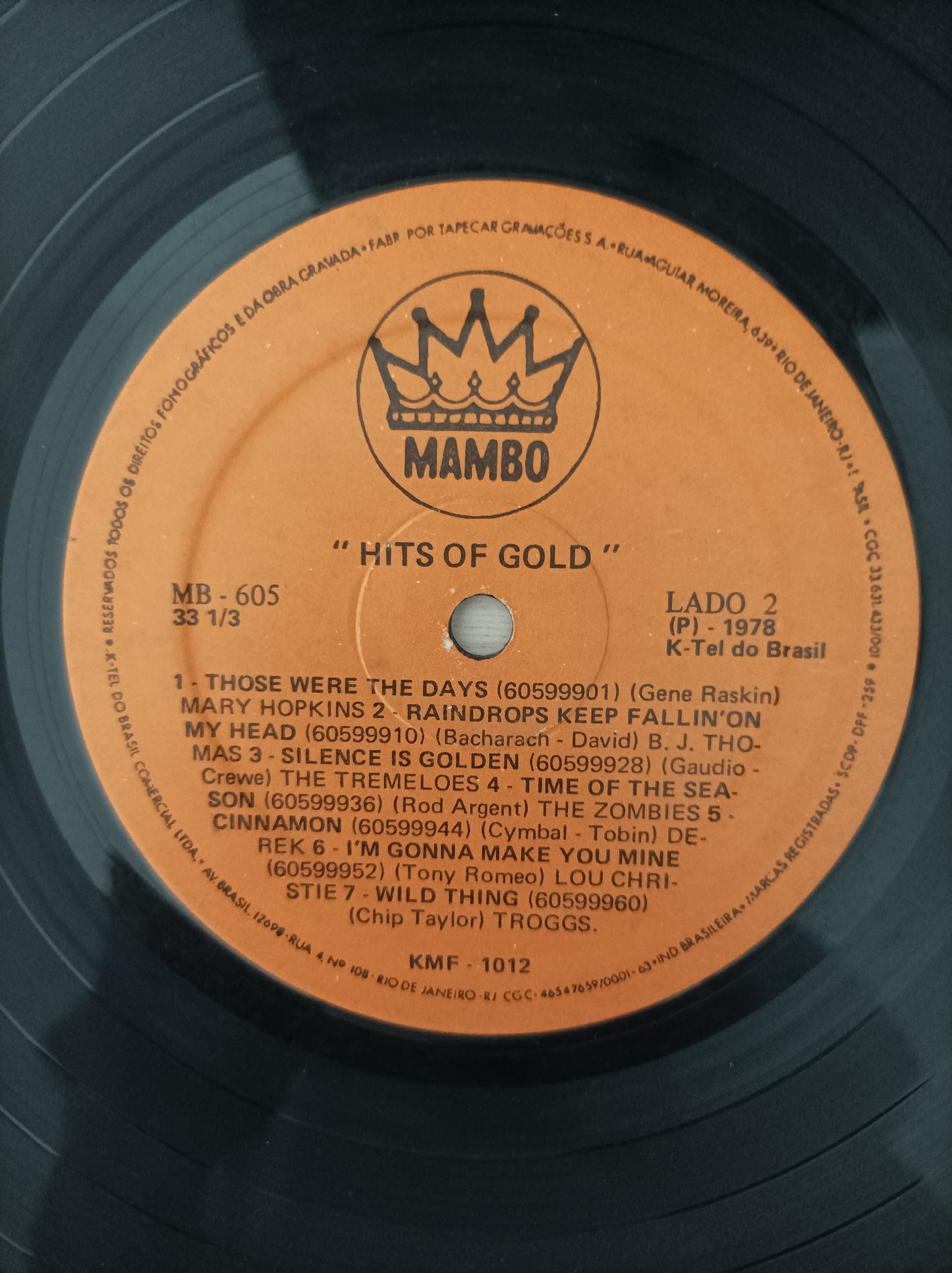 Lp Vinil Hits of Gold