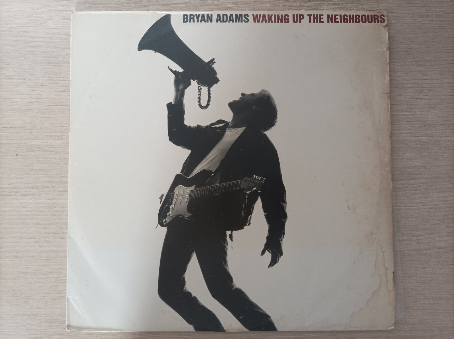Lp Vinil Bryan Adams Waking up the neighbours Duplo Com encarte