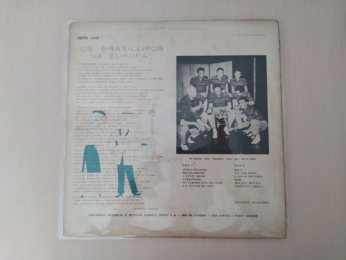 Lp Vinil Os Brasileiros Na Europa