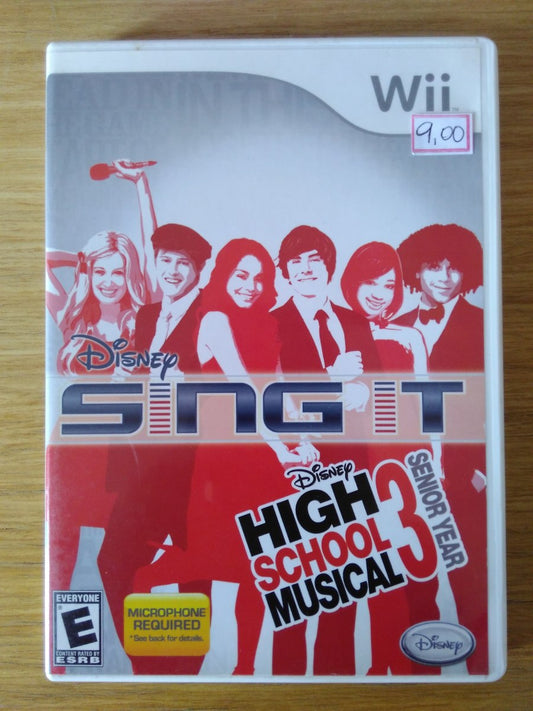 Jogo Nintendo Wii - Sing It High School Musical 3
