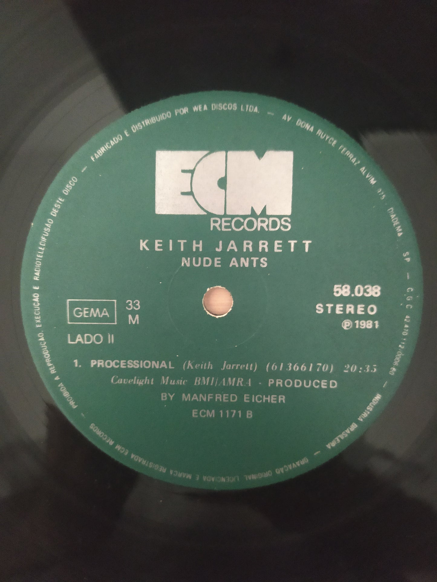 Lp Vinil Keith Jarrett Nude Ants Duplo