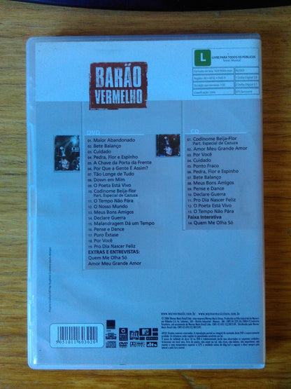 DVD - Barão Vermelho MTV Ao Vivo Cd + Dvd