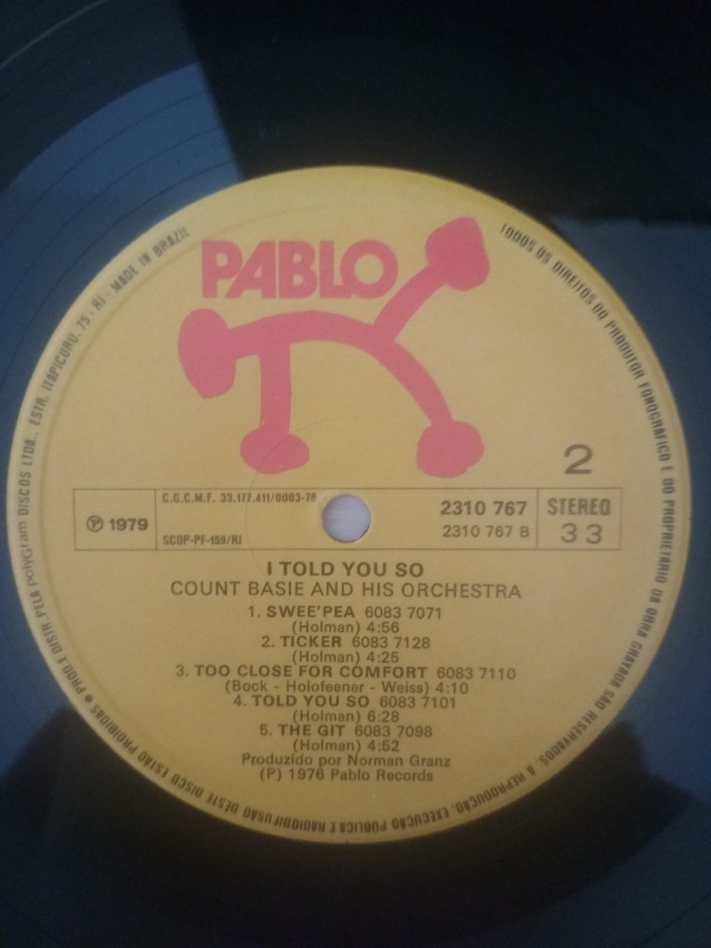 Lp Vinil Count Basie I Told You So