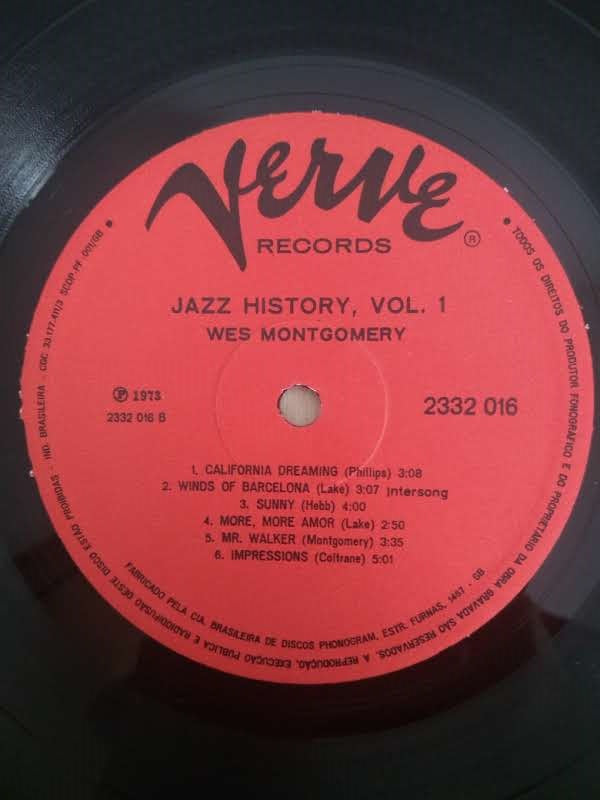 Lp Vinil Wes Montgomery Jimmy Smith Jazz History Vol 1 Duplo