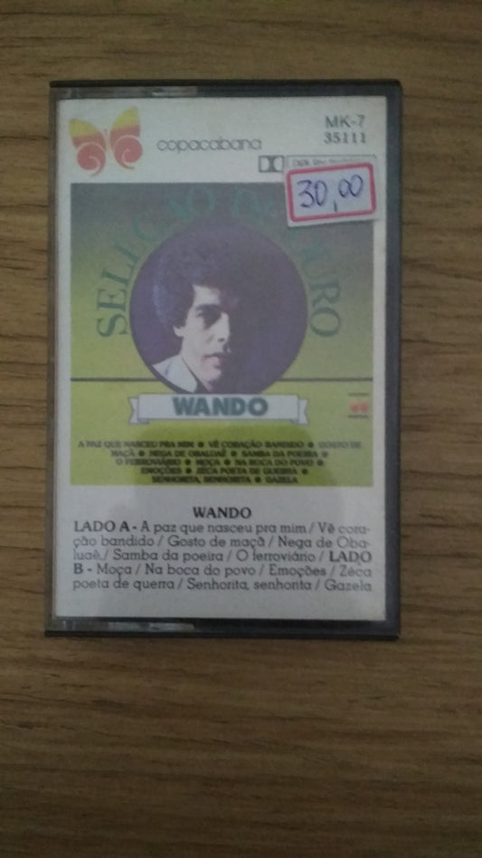 Fita K7 Cassete Seleção de Ouro Wando